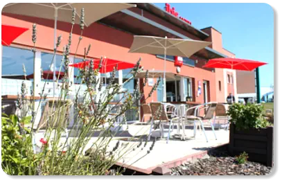 The 3-star Ibis Hotel, Albert located just yards from the old Front Line trench network of 1916